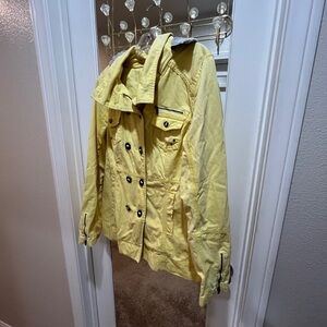 Hurley Light Yellow Hooded Jacket